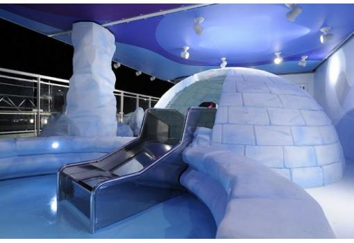 Una de las zonas infantiles del MSC Fantasia